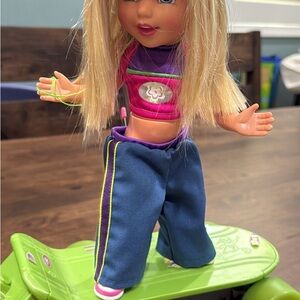 Mattel Doll with Blonde Hair and Colorful Outfit